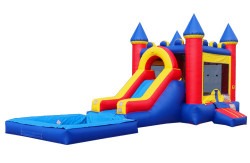 Castle Bounce House Slide Combo