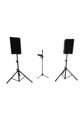 Karaoke20mic20stand20and20220powered20speakers20set20up20with20stands 1726637145 Karaoke Party Bundle