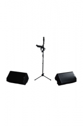 Karaoke20mic20stand20and20220powered20speakers20setup20fro20stage20use 1726637145 Karaoke Party Bundle