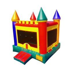 Multi-Colored Castle Bounce House