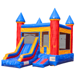 Orange20Marble20Bounce20House20and20Slide20Combo20 20witho 1 Orange Marble Bounce House and Slide Combo