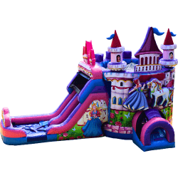 Princess20Castle20Bounce20House20and20Dual20Lane20Slide20C 3 Princess Castle Bounce House and Dual Lane Slide Combo