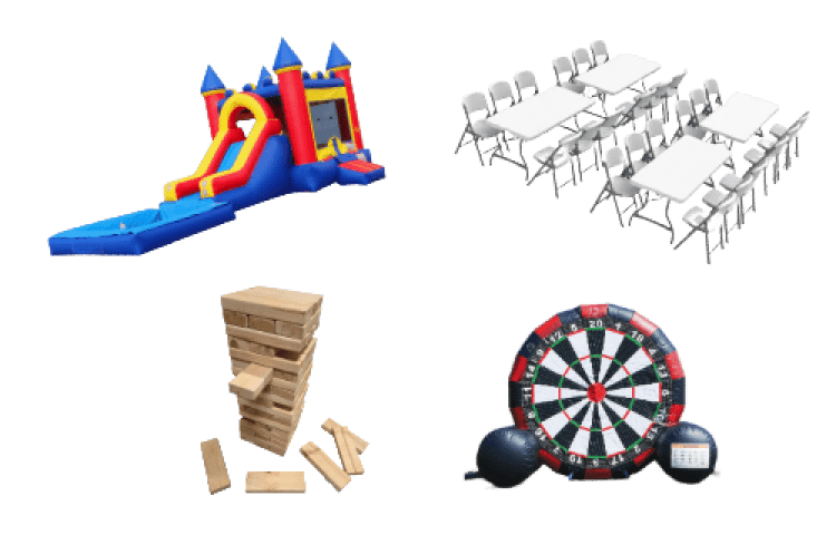 Royal Bounce Slide Combo Party Package