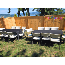 6ft rectangle table rental seattle rainier view birthday 176315217 1 6ft Rectangle Folding Table