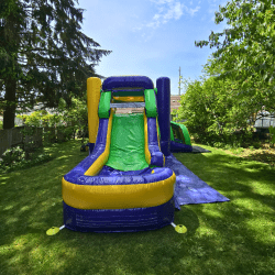 radical green extreme bounce house front seattle 1762548629 Radical Green Extreme Bounce House and Slide Combo