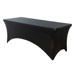 6ft Tablecloth – Fitted Spandex Linen (Standard)