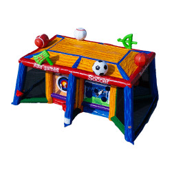 6-Game Inflatable Sports Challenge Combo Rental